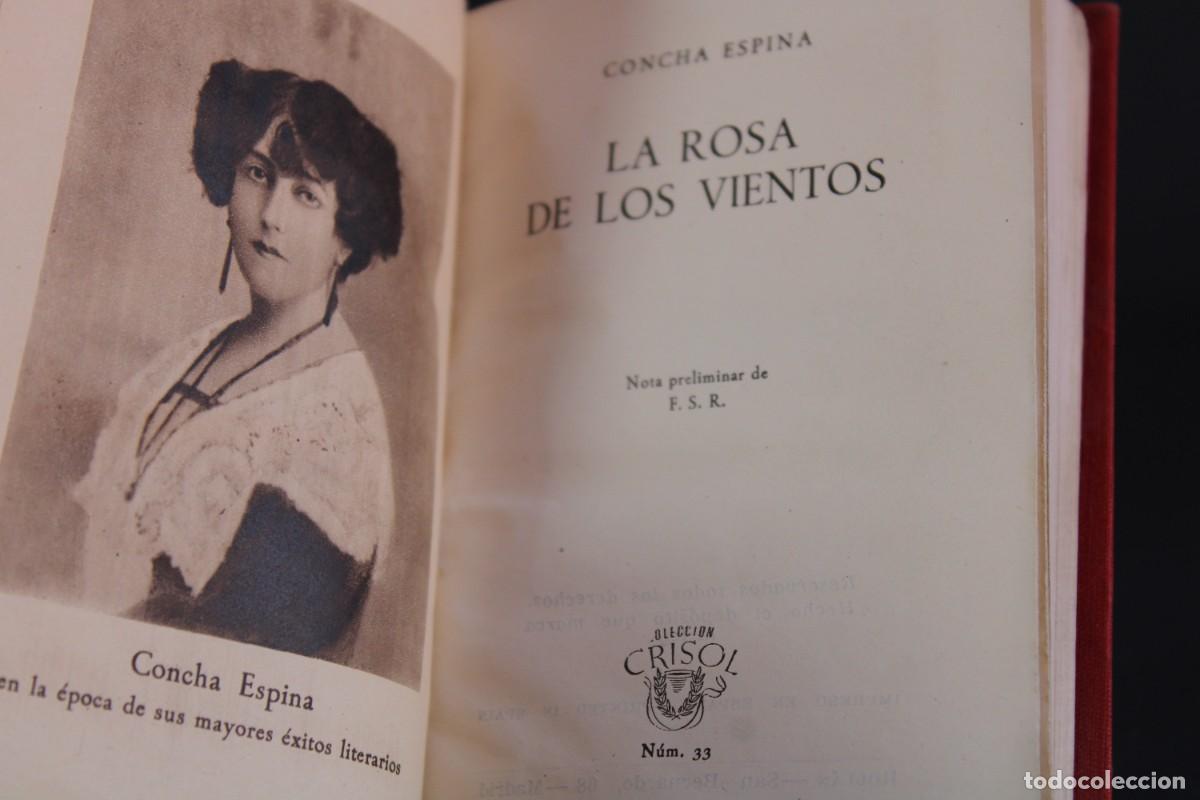 Libros de segunda mano: AGUILAR- Crisol n&ordm; 33 / LA ROSA DE LOS VIENTOS / CONCHA ESPINA / 1947