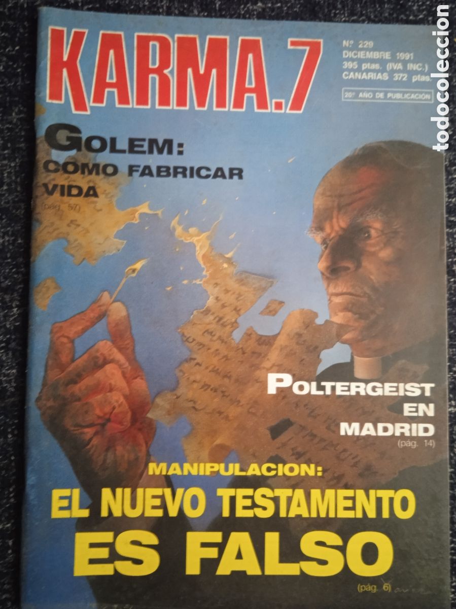 Libros de segunda mano: KARMA 7 N&ordm; 229 PARAPSICOLOGIA, OVNIS, ESPIRITISMO, ASTROLOGIA, MAGIA