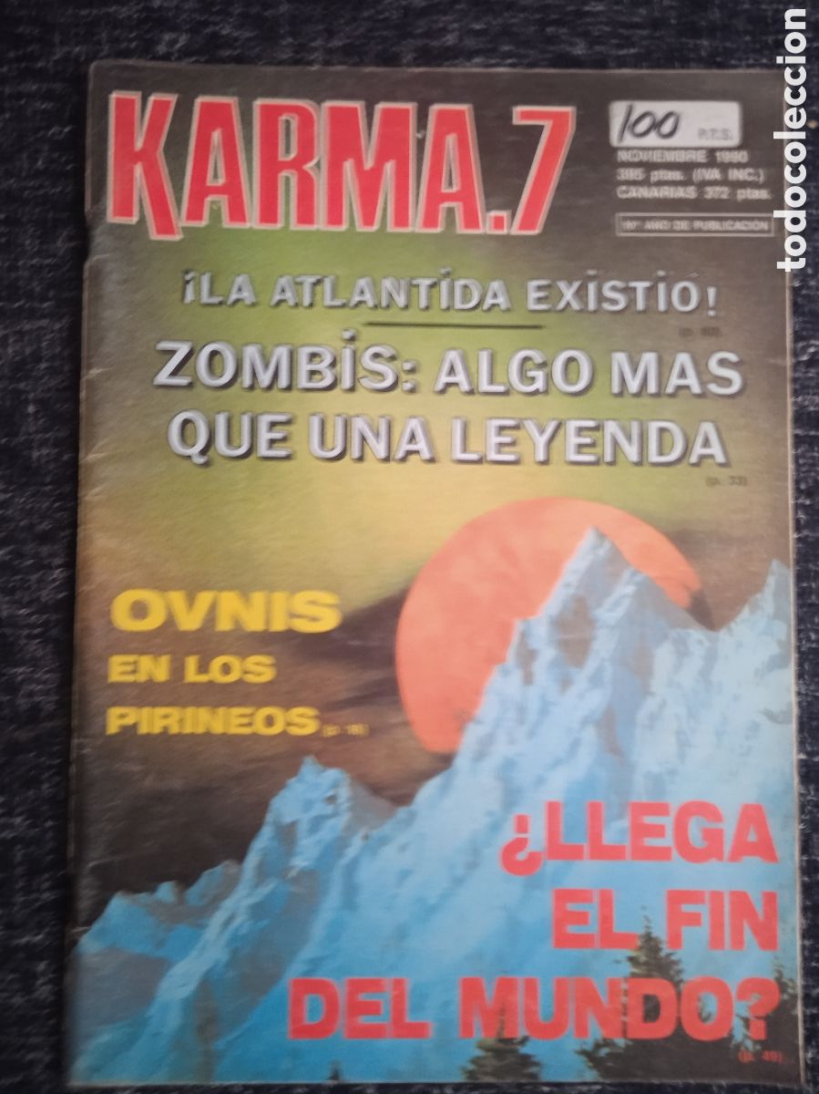 Libros de segunda mano: KARMA 7 N&ordm; 216 PARAPSICOLOGIA, OVNIS, ESPIRITISMO, ASTROLOGIA, MAGIA