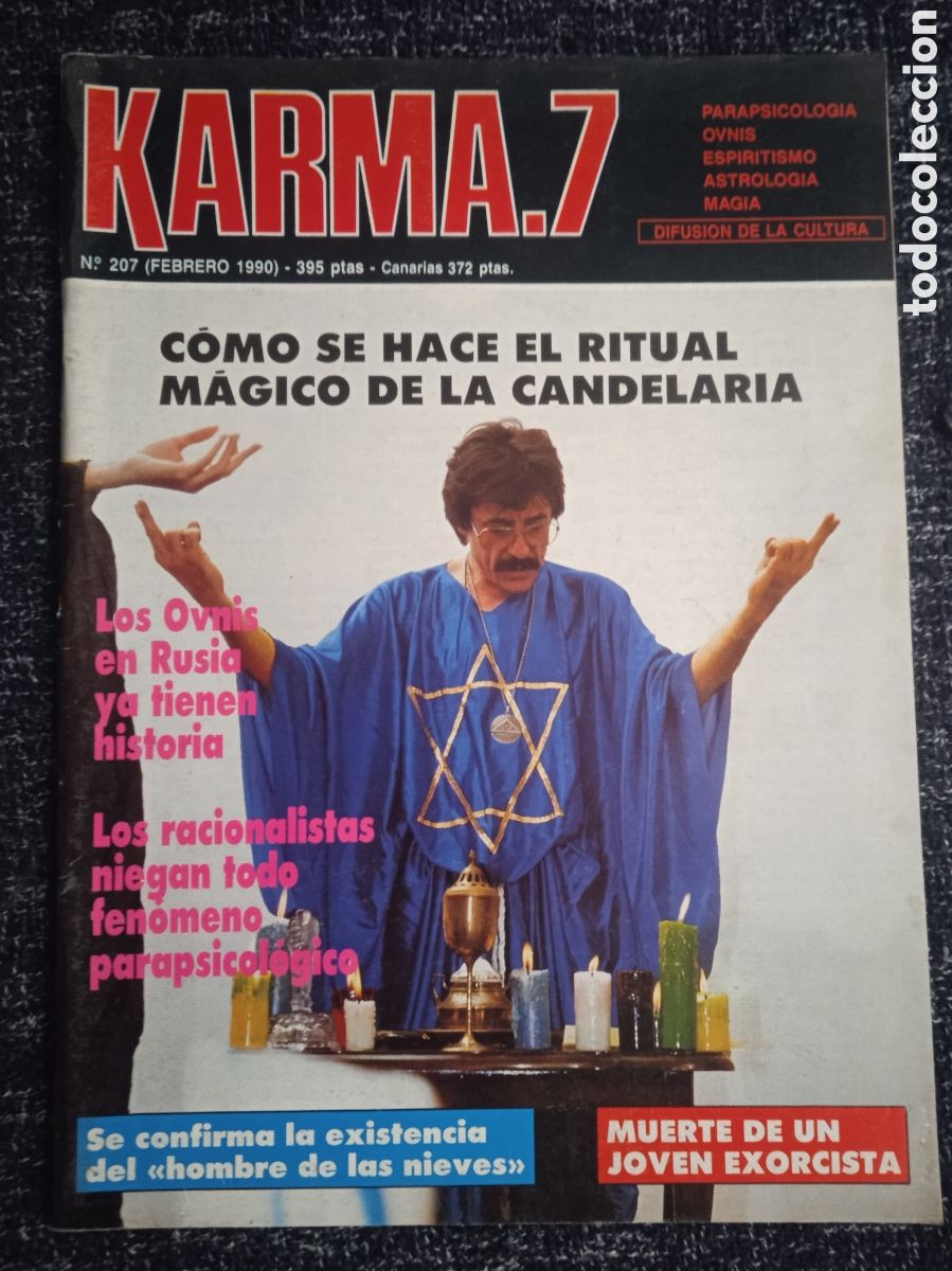 Libros de segunda mano: KARMA 7 N&ordm; 207 PARAPSICOLOGIA, OVNIS, ESPIRITISMO, ASTROLOGIA, MAGIA