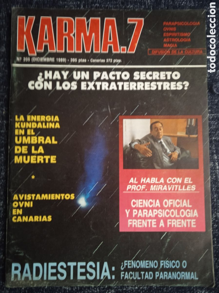 Libros de segunda mano: KARMA 7 N&ordm; 205 PARAPSICOLOGIA, OVNIS, ESPIRITISMO, ASTROLOGIA, MAGIA