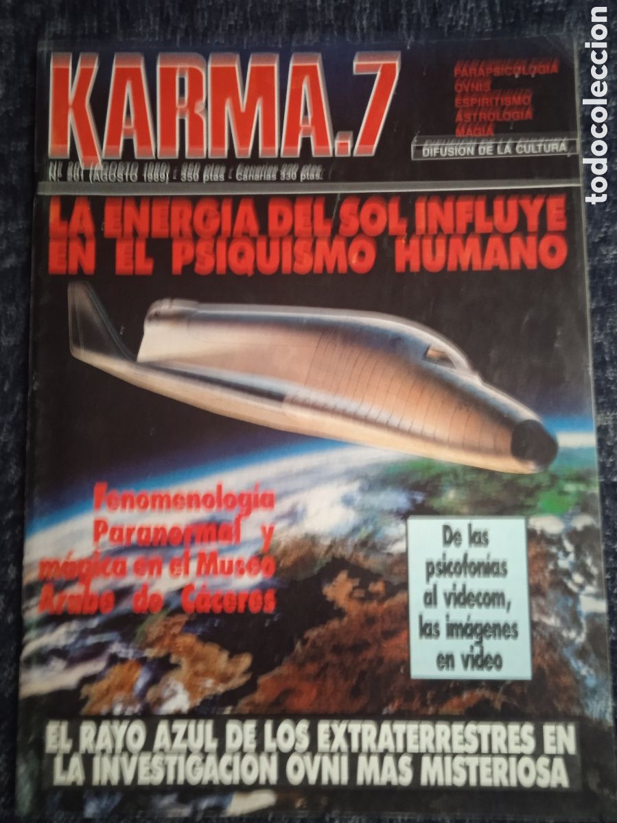 Libros de segunda mano: KARMA 7 N&ordm; 201 PARAPSICOLOGIA, OVNIS, ESPIRITISMO, ASTROLOGIA, MAGIA