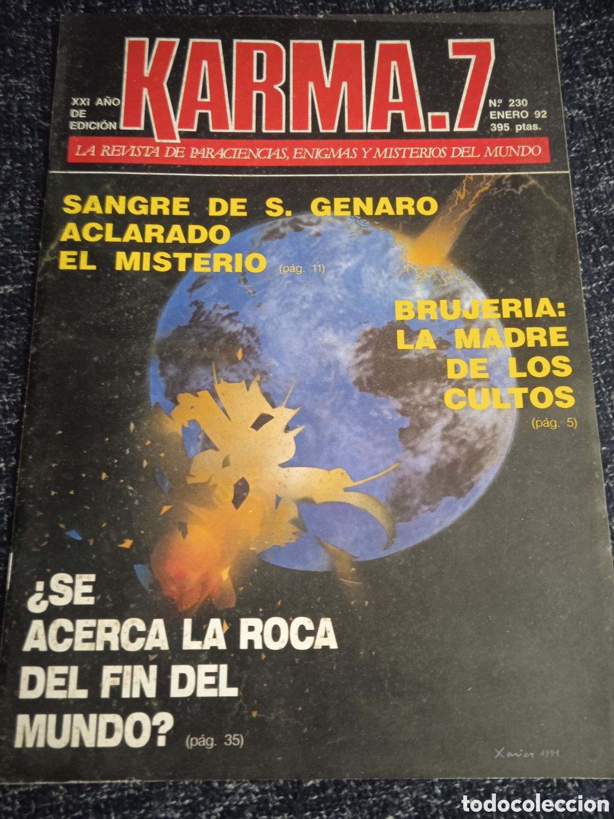 Libros de segunda mano: KARMA 7 N&ordm; 230 PARAPSICOLOGIA, OVNIS, ESPIRITISMO, ASTROLOGIA, MAGIA