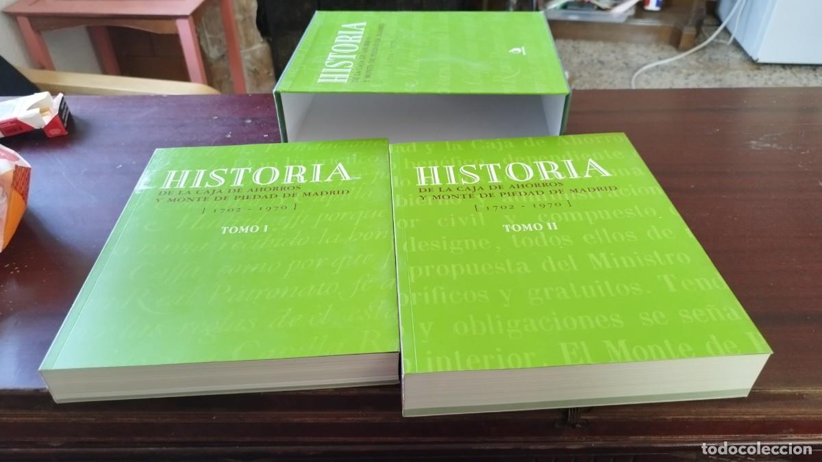 Libros de segunda mano: HISTORIA CAJA AHORROS Y MONTE PIEDAD MADRID / 2 TOMOS EN ESTUCHE / CJA601 /