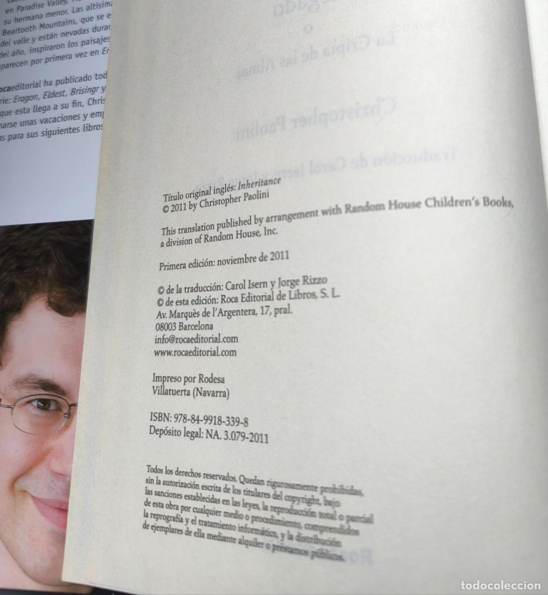 Libros de segunda mano: Lote de 4 libros de CRISTOPHER PAOLINI - Foto 4