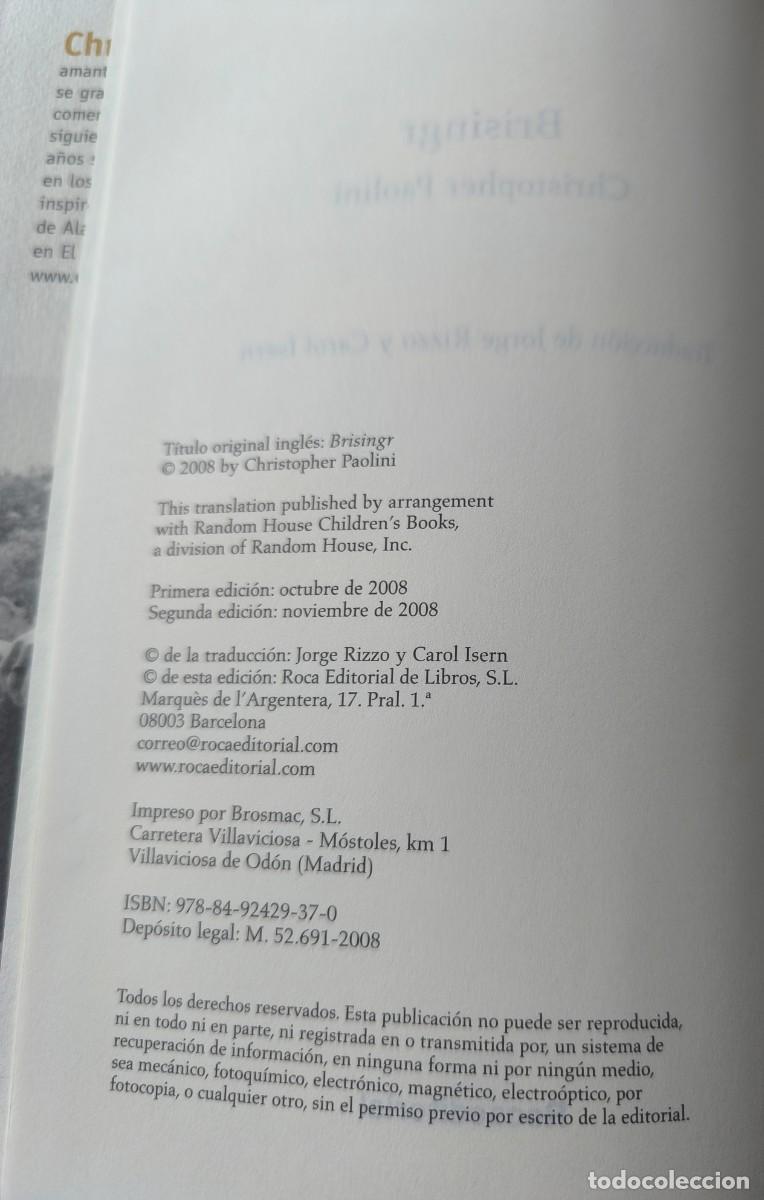 Libros de segunda mano: Lote de 4 libros de CRISTOPHER PAOLINI - Foto 11