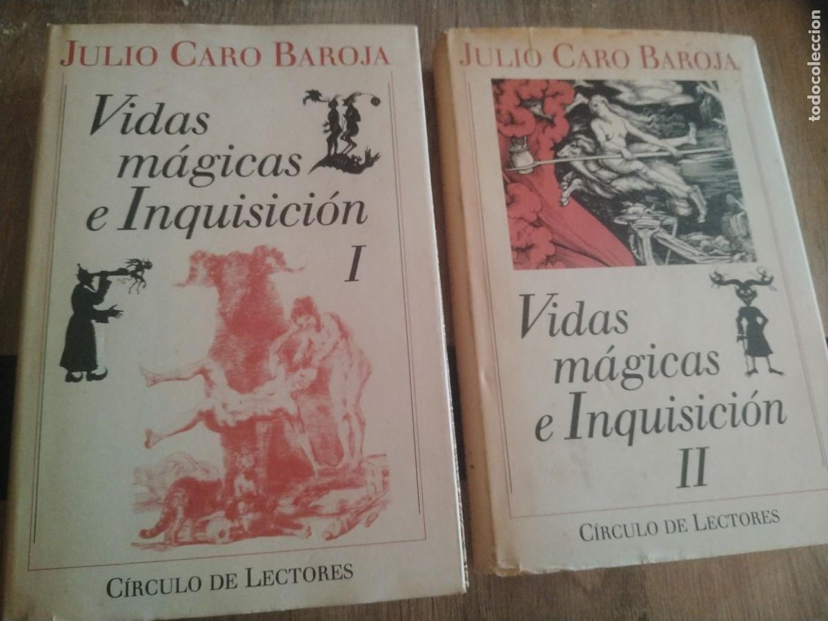 Libros de segunda mano: Vidas m&aacute;gicas e inquisici&oacute;n I y II- c&iacute;rculo de lectores de 1990
