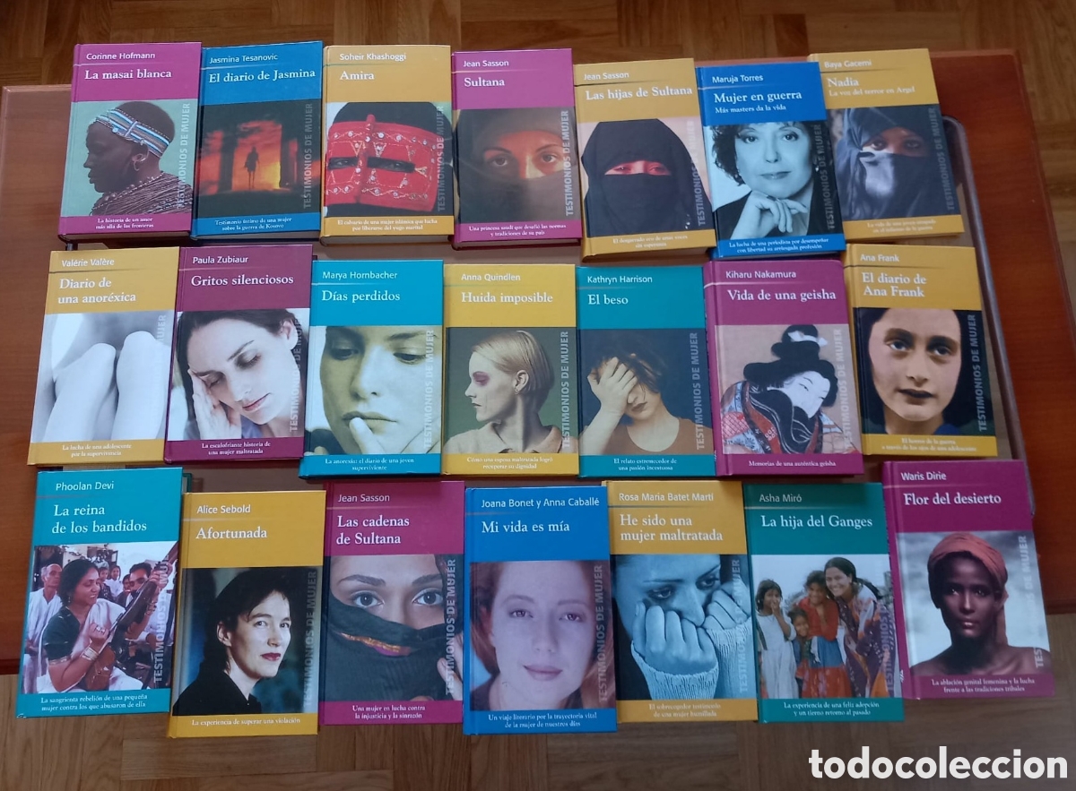 Libros de segunda mano: Colecci&oacute;n Testimonios de mujer 21 Ejemplares