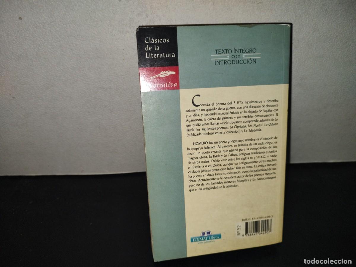 Libros de segunda mano: 196- La Il&iacute;ada. Homero - Edimat Libros, S. A. - 2004 - Foto 4