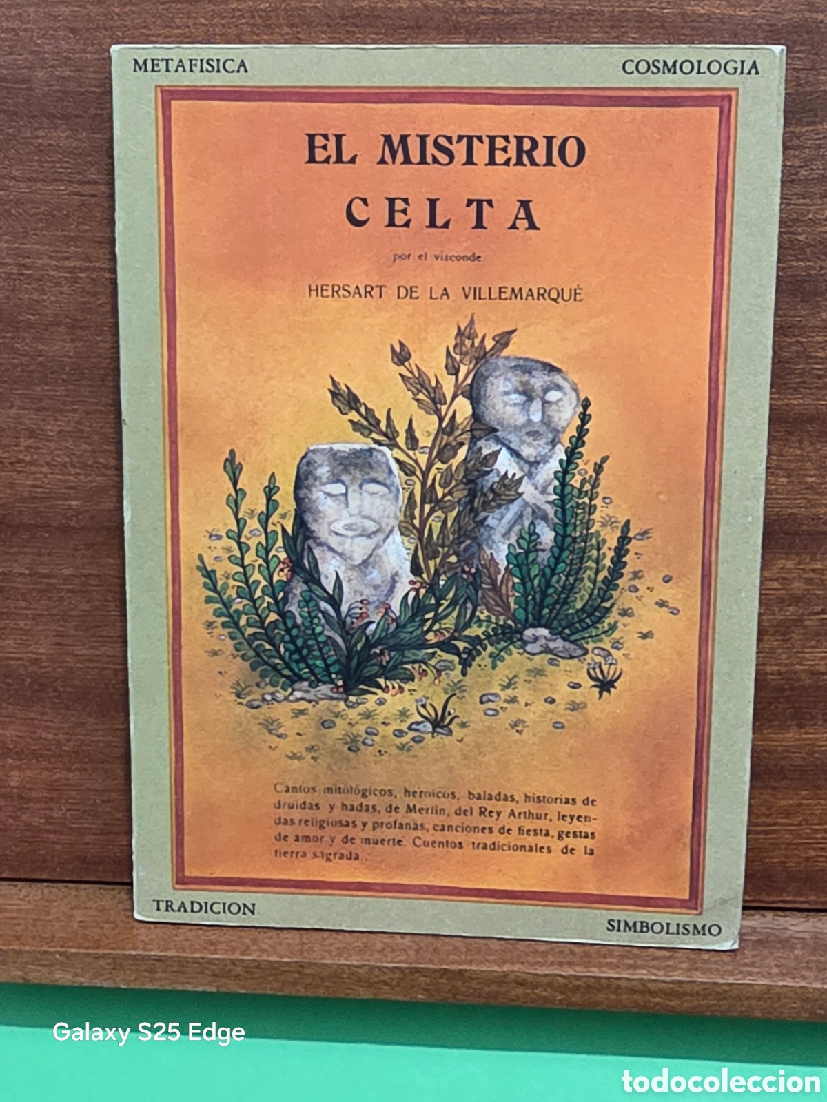 Libros de segunda mano: &rdquo;&rdquo;EL MISTERIO CELTA&rdquo;&rdquo;...( BARZAZ BREIZ)...RELATOS POPULARES DE BRETA&Ntilde;A...FACSIMIL...1984...