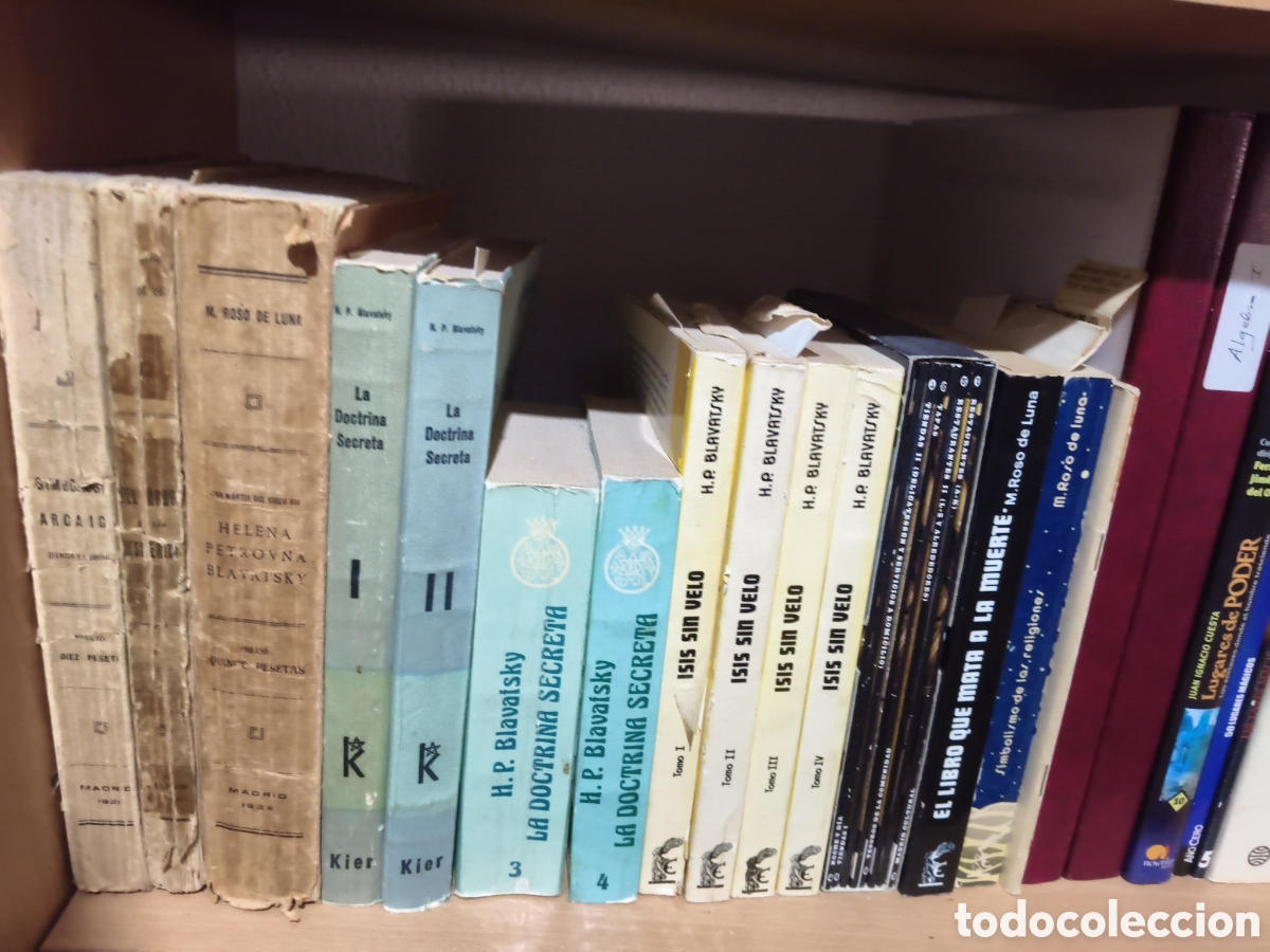 Libros de segunda mano: Pack libros Blavatsky y Rosso de Luna (15 libros)