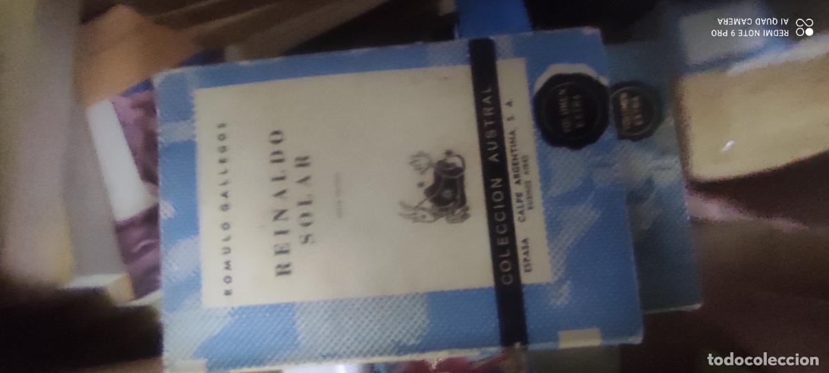 Libros de segunda mano: Romulo Gallegos. Reynaldo Solar. Austral