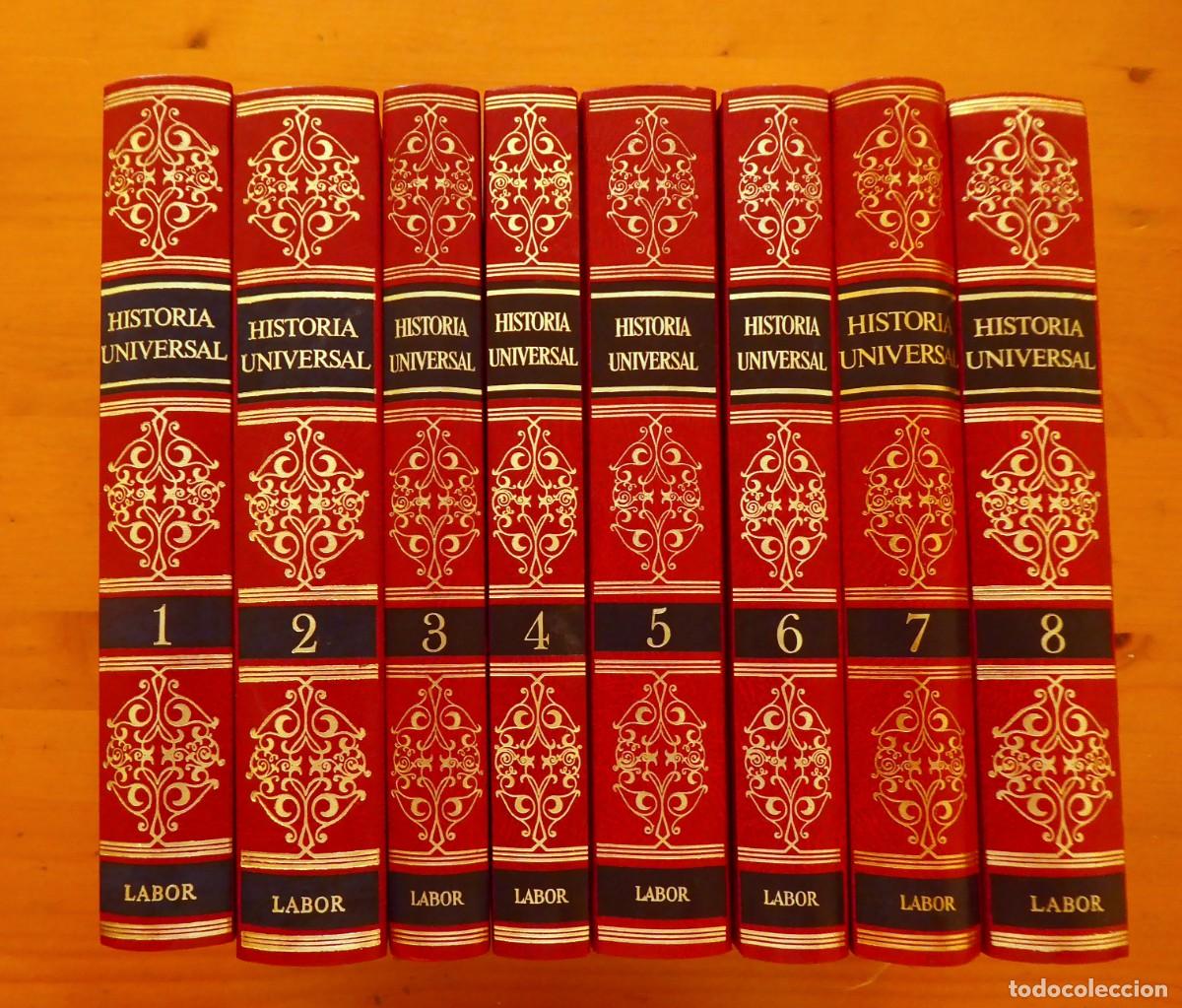 Libros de segunda mano: HISTORIA UNIVERSAL. COMPLETA 8 VOLUMENES. EDITORIAL LABOR