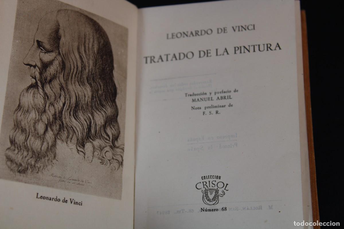 Libros de segunda mano: AGUILAR- Crisol n&ordm; 68 / TRATADO DE LA PINTURA / LEONARDO DE VINCI / 1944