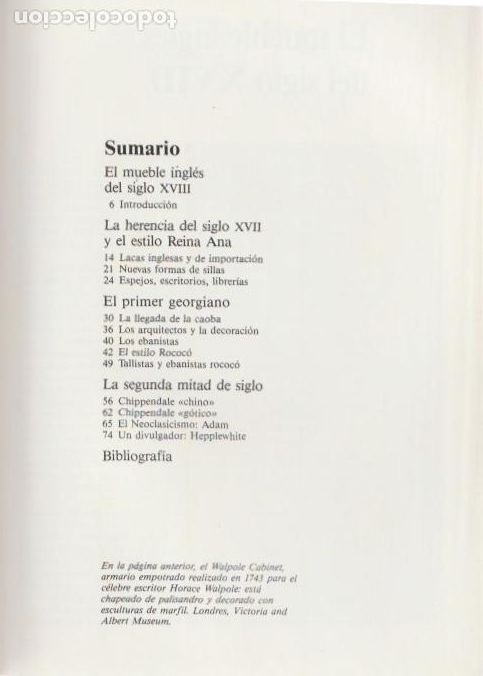 Libros de segunda mano: El mueble del siglo XVIII: Inglaterra * SOTHEBYS * - Foto 2