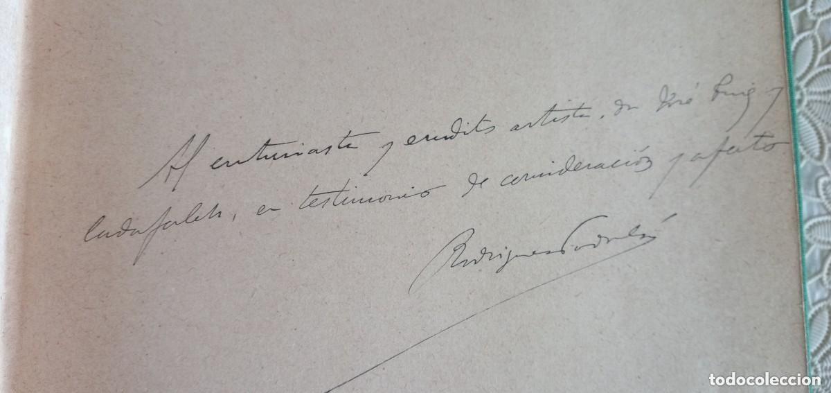 Libros de segunda mano: Libro Exposici&oacute;n Universal Par&iacute;s 1900 M. Rodr&iacute;guez Codol&aacute; - Dedicatoria Aut&oacute;grafa a Puig i Cadafalch