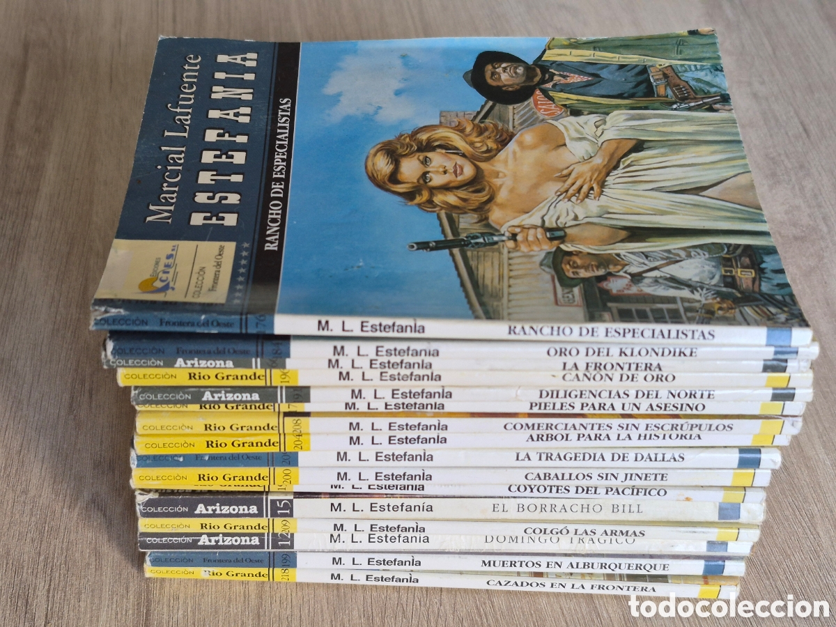 Libros de segunda mano: Lote 16 novelas del Oeste, Marcial Lafuente Estefan&iacute;a - Muy Buen Estado de Conservaci&oacute;n .