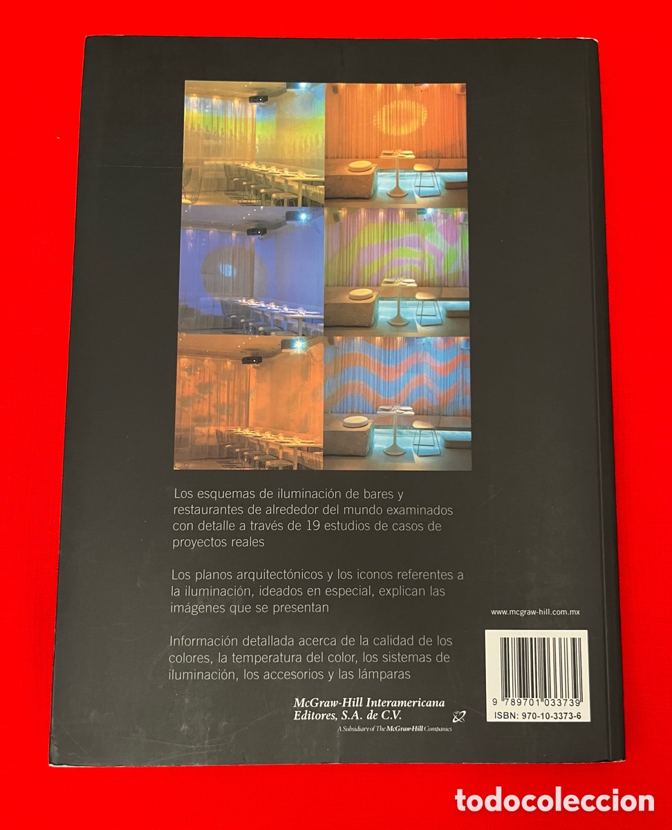 Libros de segunda mano: Libro Dise&ntilde;o con luz en bares y restaurantes - Jill Entwistle - Foto 2