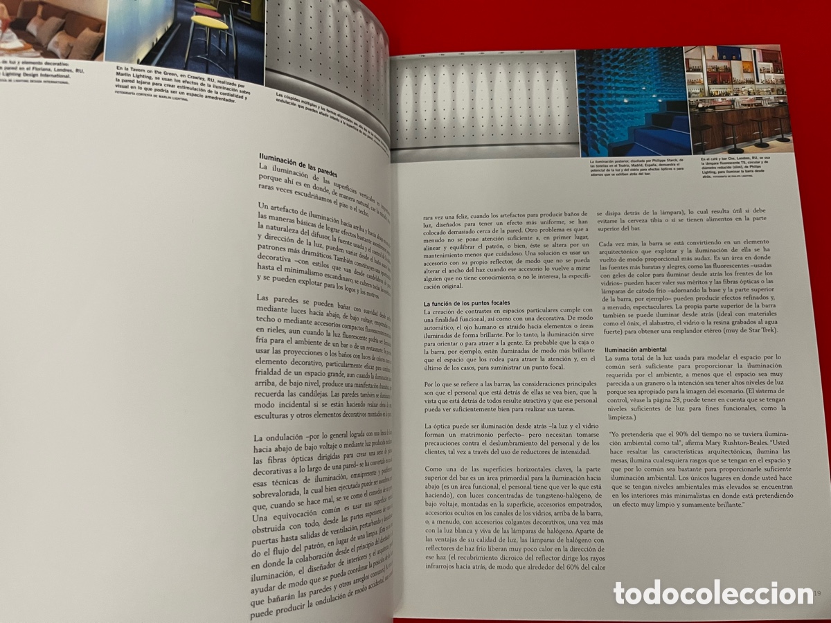 Libros de segunda mano: Libro Dise&ntilde;o con luz en bares y restaurantes - Jill Entwistle - Foto 5