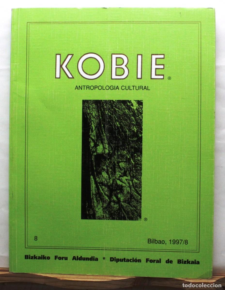 Libros de segunda mano: Revista KOBIE Antropolog&iacute;a N&ordm; 8. 1997 /8. Casta&ntilde;os Ericeras Raquetas nieve Historia Euskadi Cultura