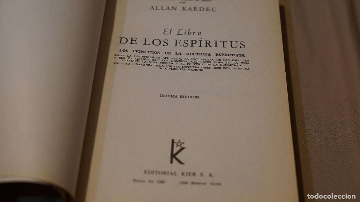 Libros de segunda mano: Allan Kardec - El libro de los esp&iacute;ritus - Kier - Foto 2