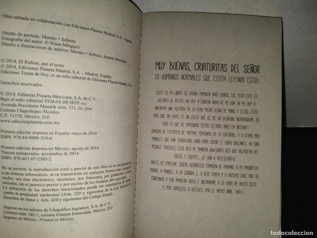 Libros de segunda mano: 196- El Rubius. El Libro Troll - Primera Edici&oacute;n 2014 - Foto 5