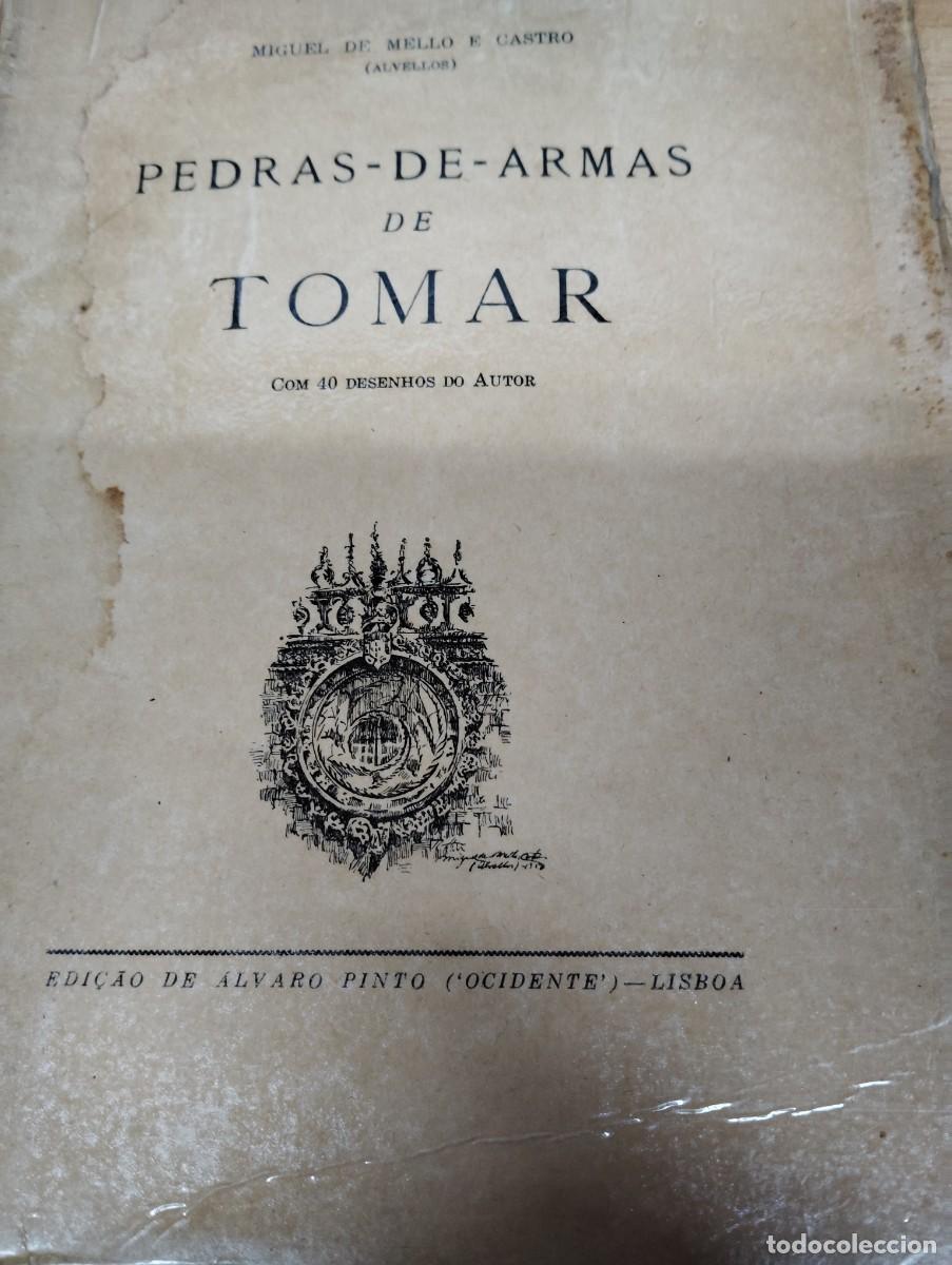 Libros de segunda mano: PEDRAS DE ARMAS DE TOMAR COM 40 DESENHOS DO AUTOR, DE MIGUEL DE MELLO E CASTRO.