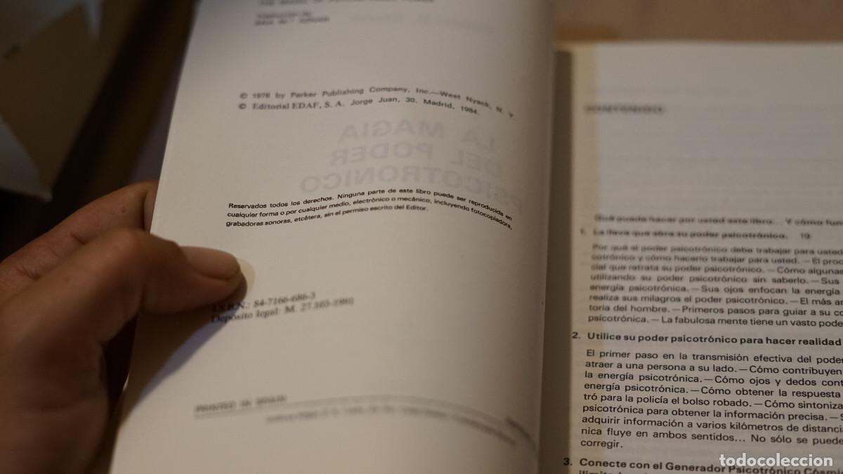 Libros de segunda mano: Robert B. Stone - La magia del poder psicotr&oacute;nico - Foto 2