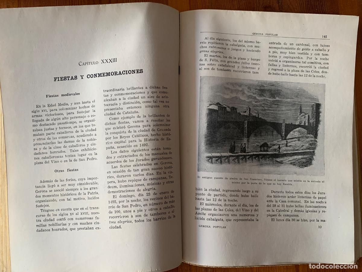 Libros de segunda mano: Gerona Popular de Joaquin Pl&agrave; Cargol (Bols 47) - Foto 2