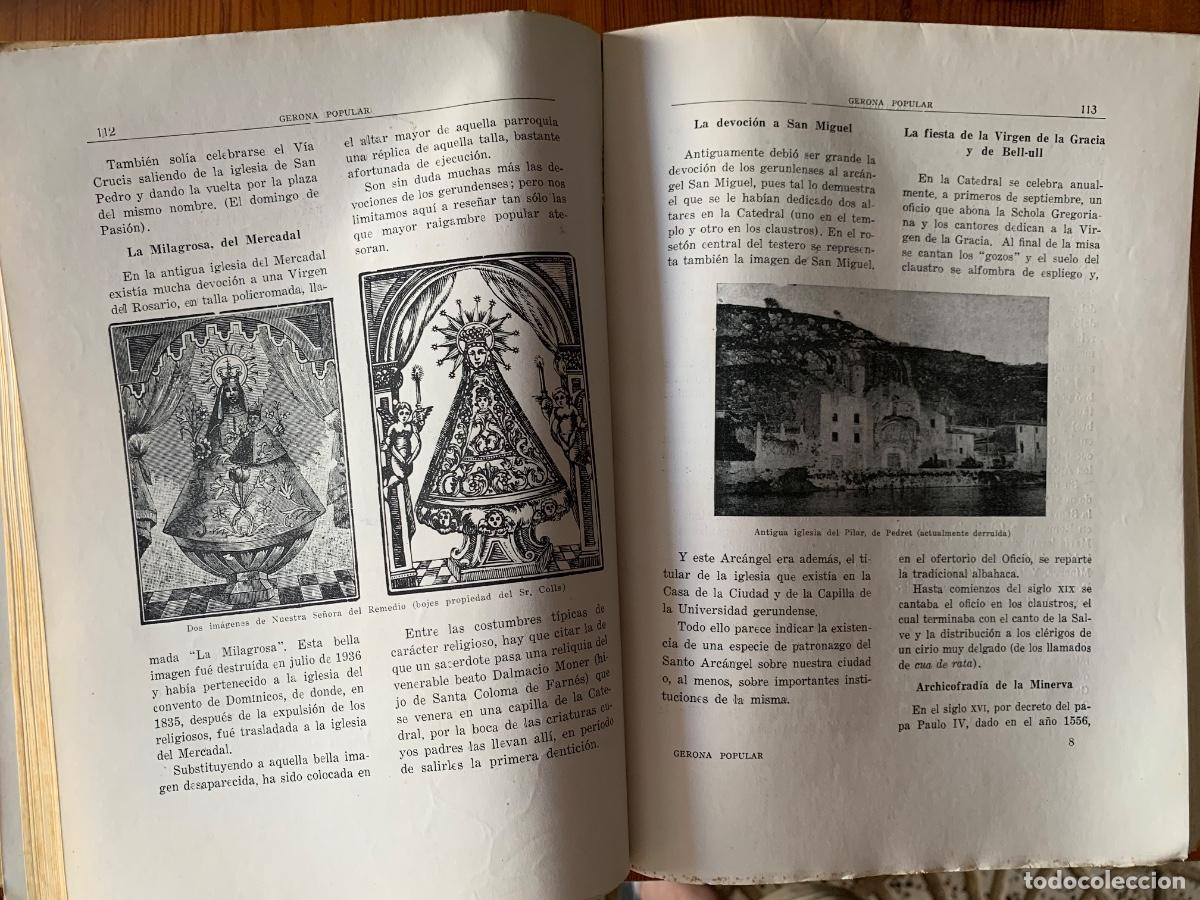 Libros de segunda mano: Gerona Popular de Joaquin Pl&agrave; Cargol (Bols 47) - Foto 3