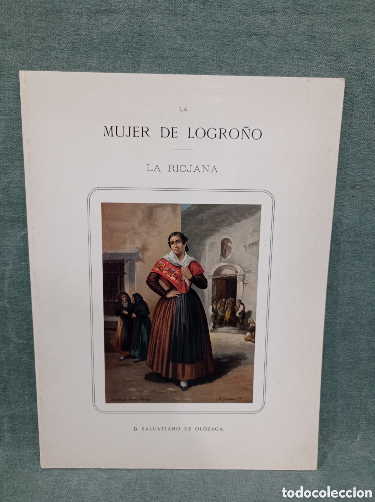 Libros de segunda mano: LA MUER DE LOGRO&Ntilde;O - LA RIOJANA - SALUSTIANO DE OL&Oacute;ZAGA - ED. NUMERADA - N&ordm; 254 DE 490 EJEMPLARES