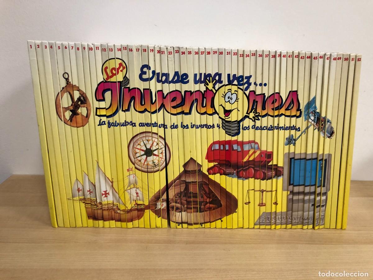 Libros de segunda mano: Erase Una Vez Los Inventores La Fabulosa Aventura de Los inventos y Los Descubrimientos 52 Tomos