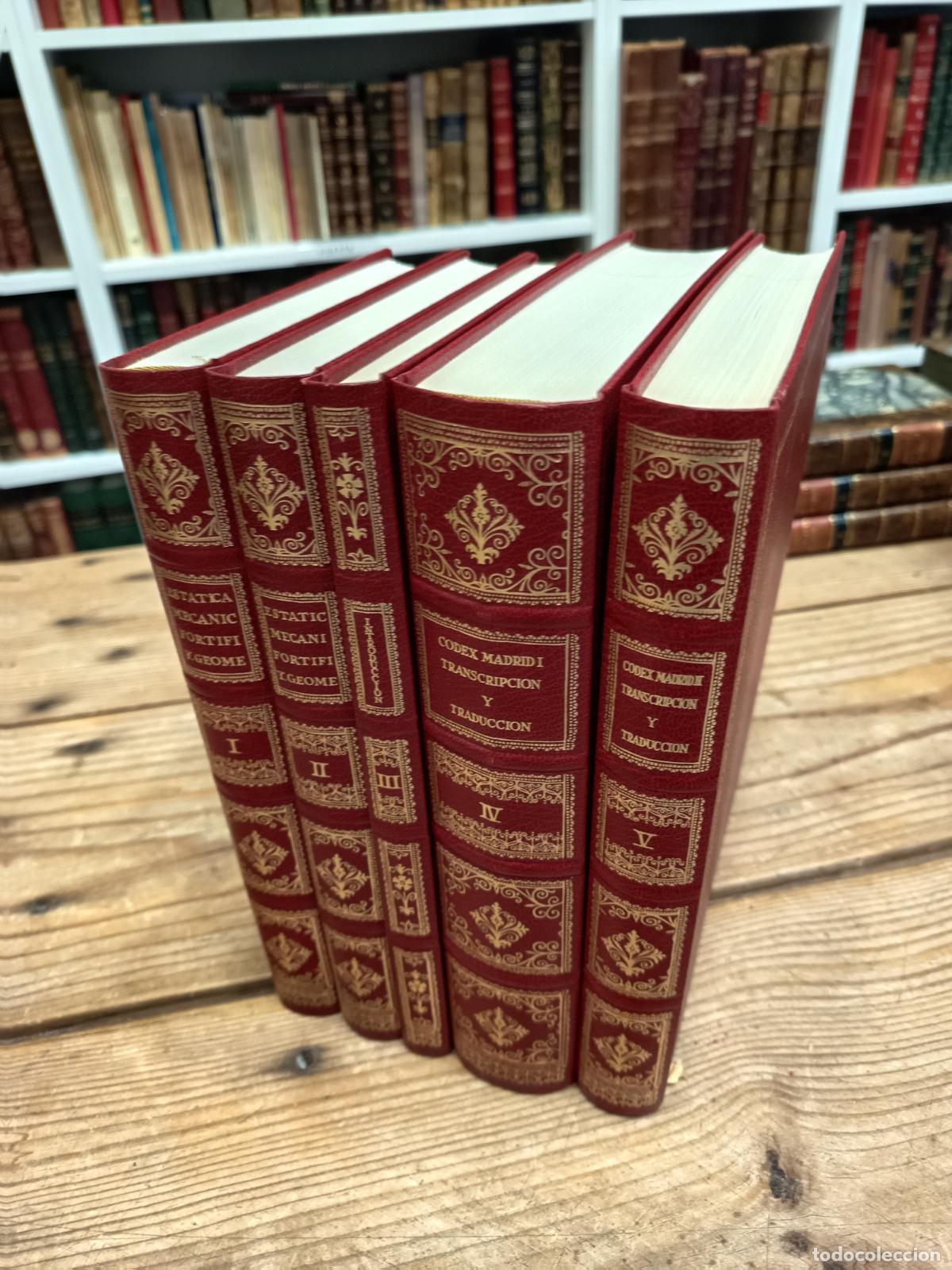 Libros de segunda mano: 1974 - LEONARDO DA VINCI. C&oacute;dices Madrid. Cinco libros en caja - Foto 3