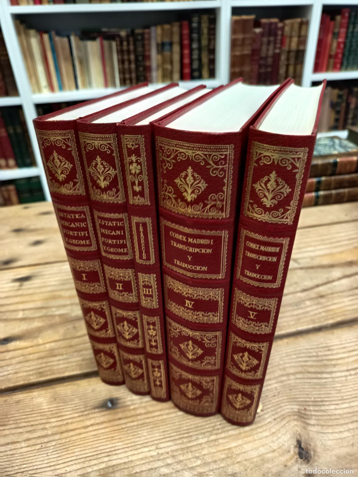 Libros de segunda mano: 1974 - LEONARDO DA VINCI. C&oacute;dices Madrid. Cinco libros en caja - Foto 5