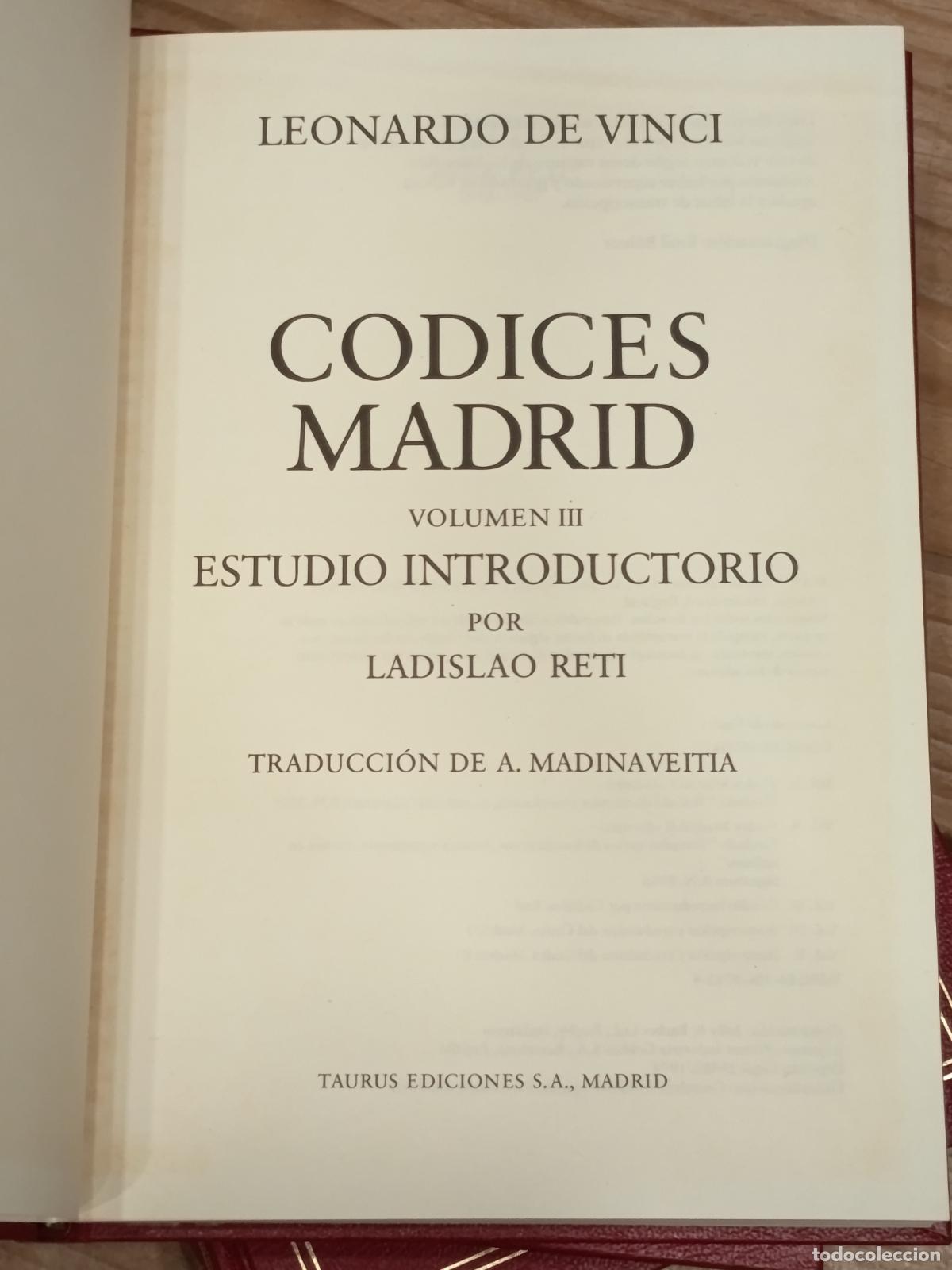 Libros de segunda mano: 1974 - LEONARDO DA VINCI. C&oacute;dices Madrid. Cinco libros en caja - Foto 15