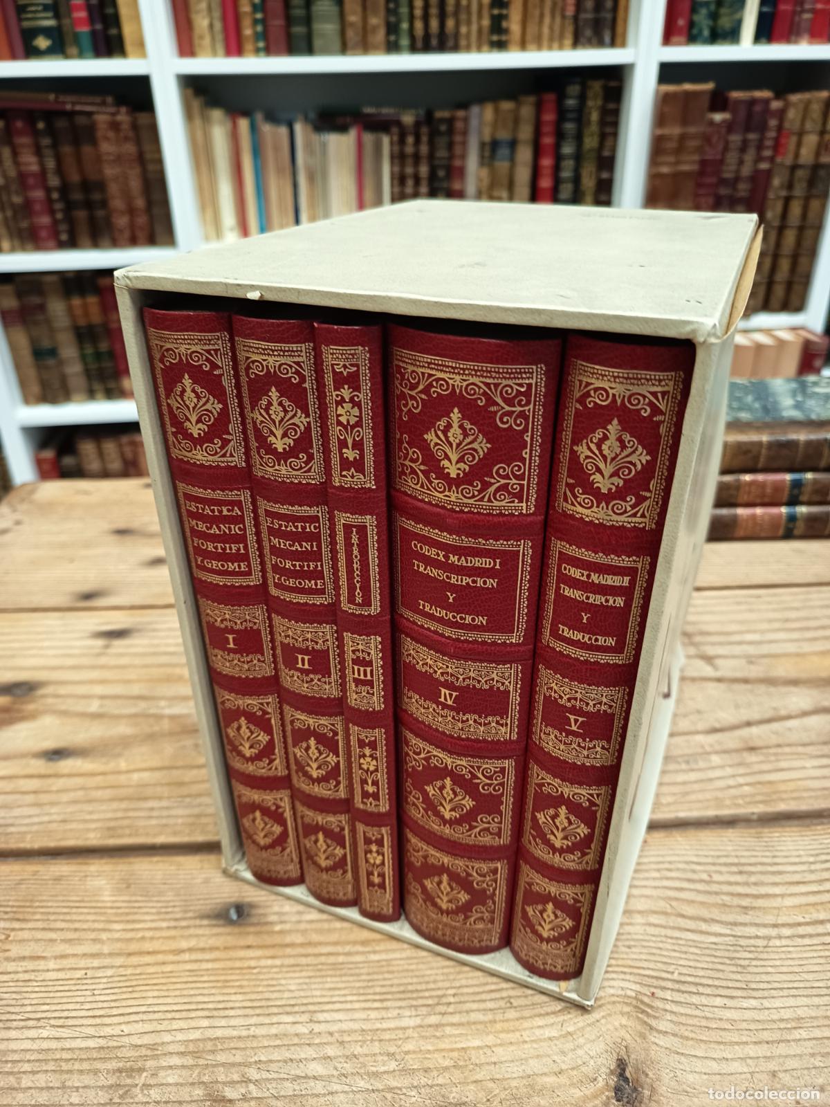 Libros de segunda mano: 1974 - LEONARDO DA VINCI. C&oacute;dices Madrid. Cinco libros en caja - Foto 1