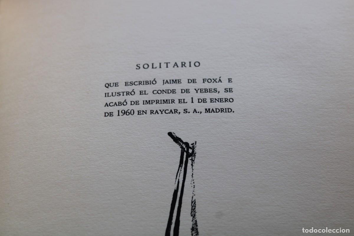 Libros de segunda mano: SOLITARIO / JAIME DE FOXA / TAURUS EDICIONES / 1960 - Foto 9