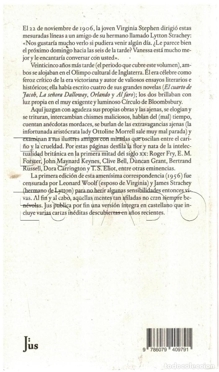 Libros de segunda mano: 600 LIBROS DESDE QUE TE CONOCI VIRGINIA WOLF LYTTON STRACHEY LIBRO U99 - Foto 2