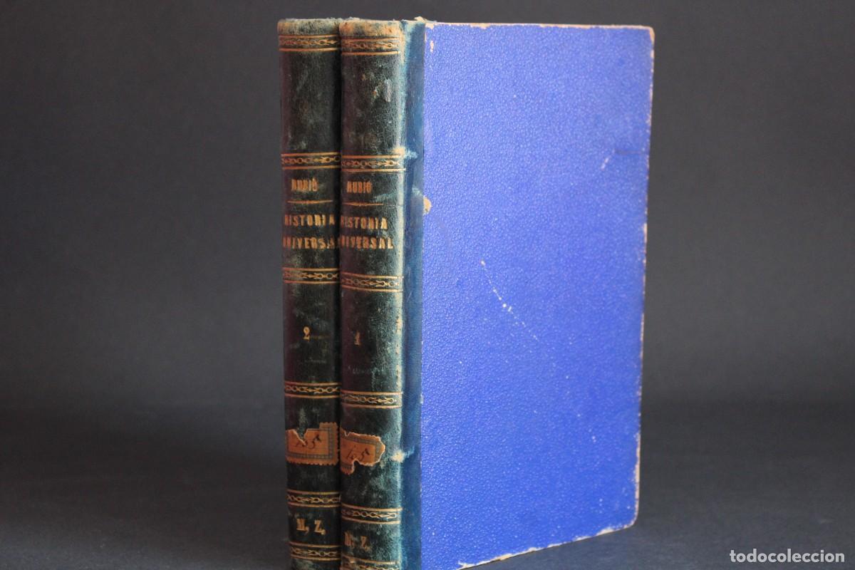 Libros de segunda mano: EPITOME PROGRAMA DE HISTORIA UNIVERSAL / JOAQUIN RUBIO Y ORS / 2 TOMOS / 1877-1878