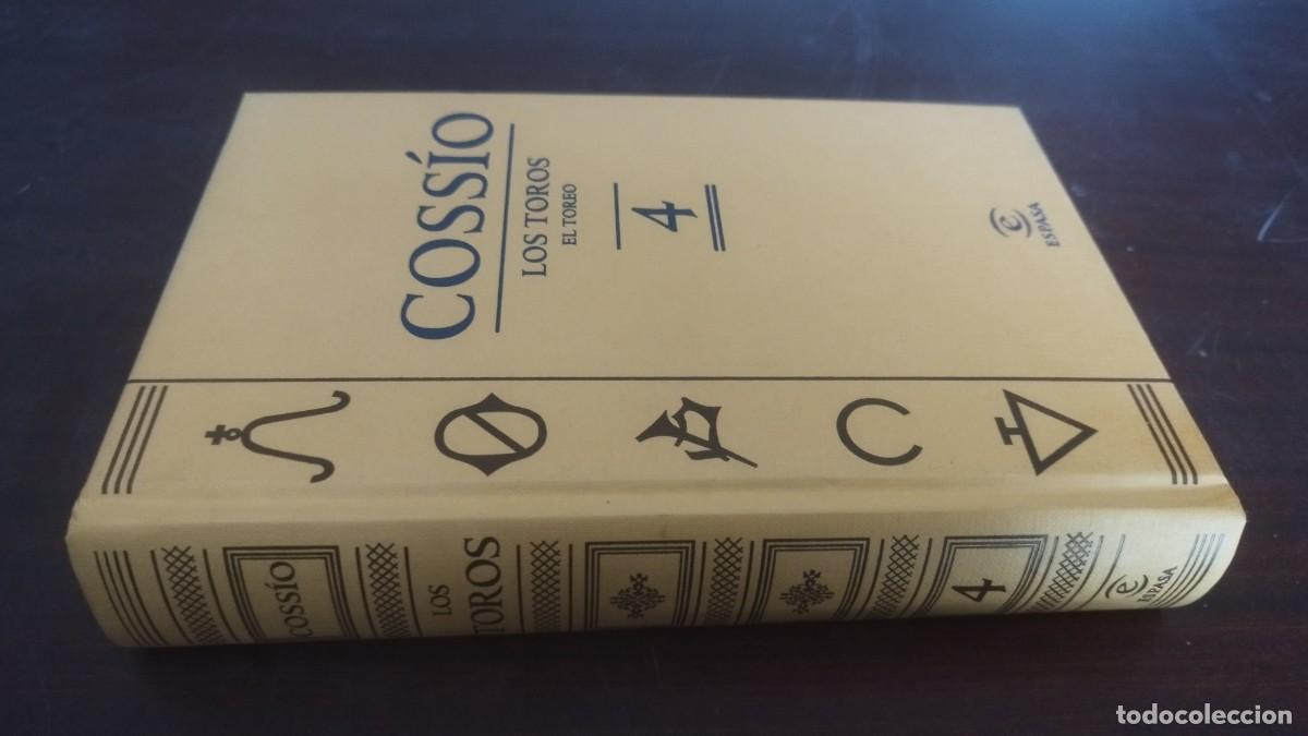 Libros de segunda mano: COSSIO LOS TOROS / TOROS TAUROMAQUIA TOREO / ZUX 31 / ESPASA CALPE