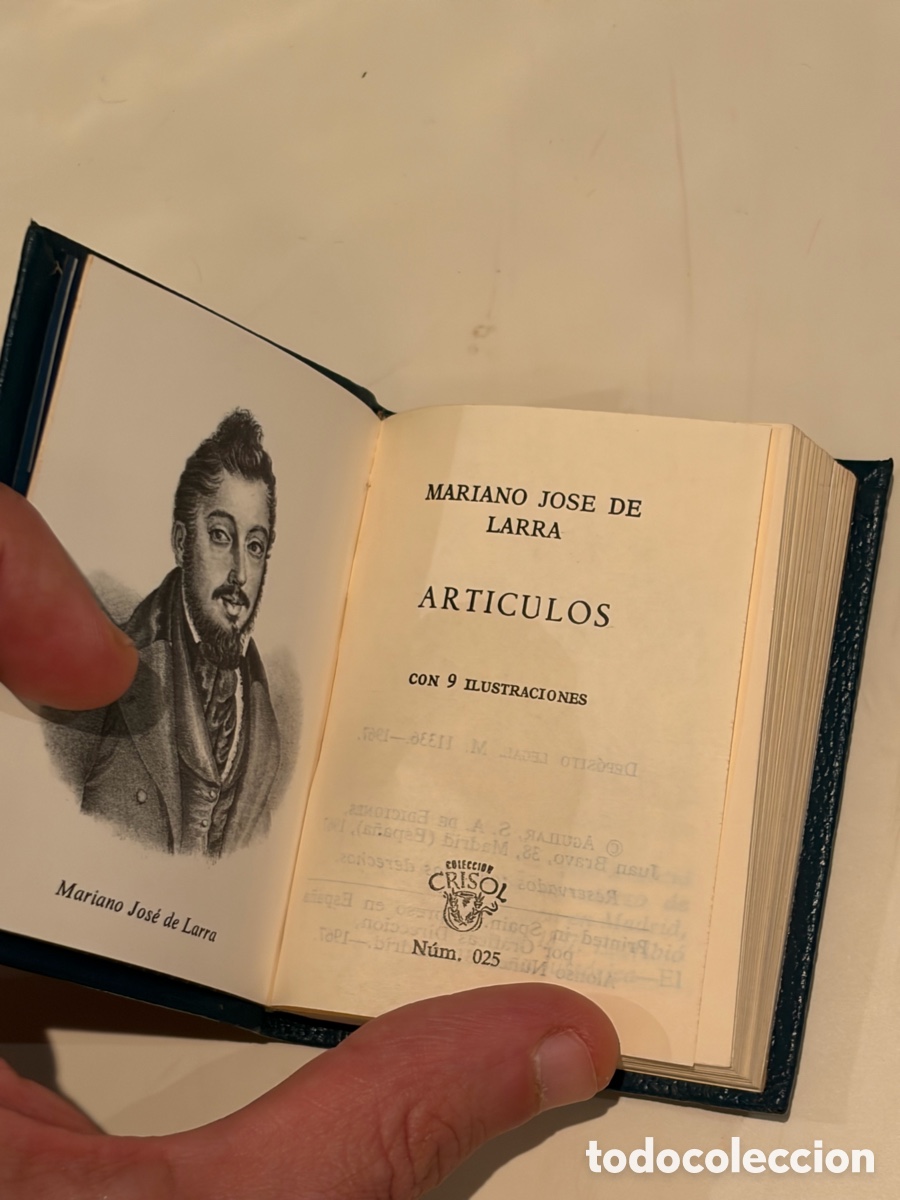 Libros de segunda mano: Crisolin 25, Larra, Aguilar - Foto 6