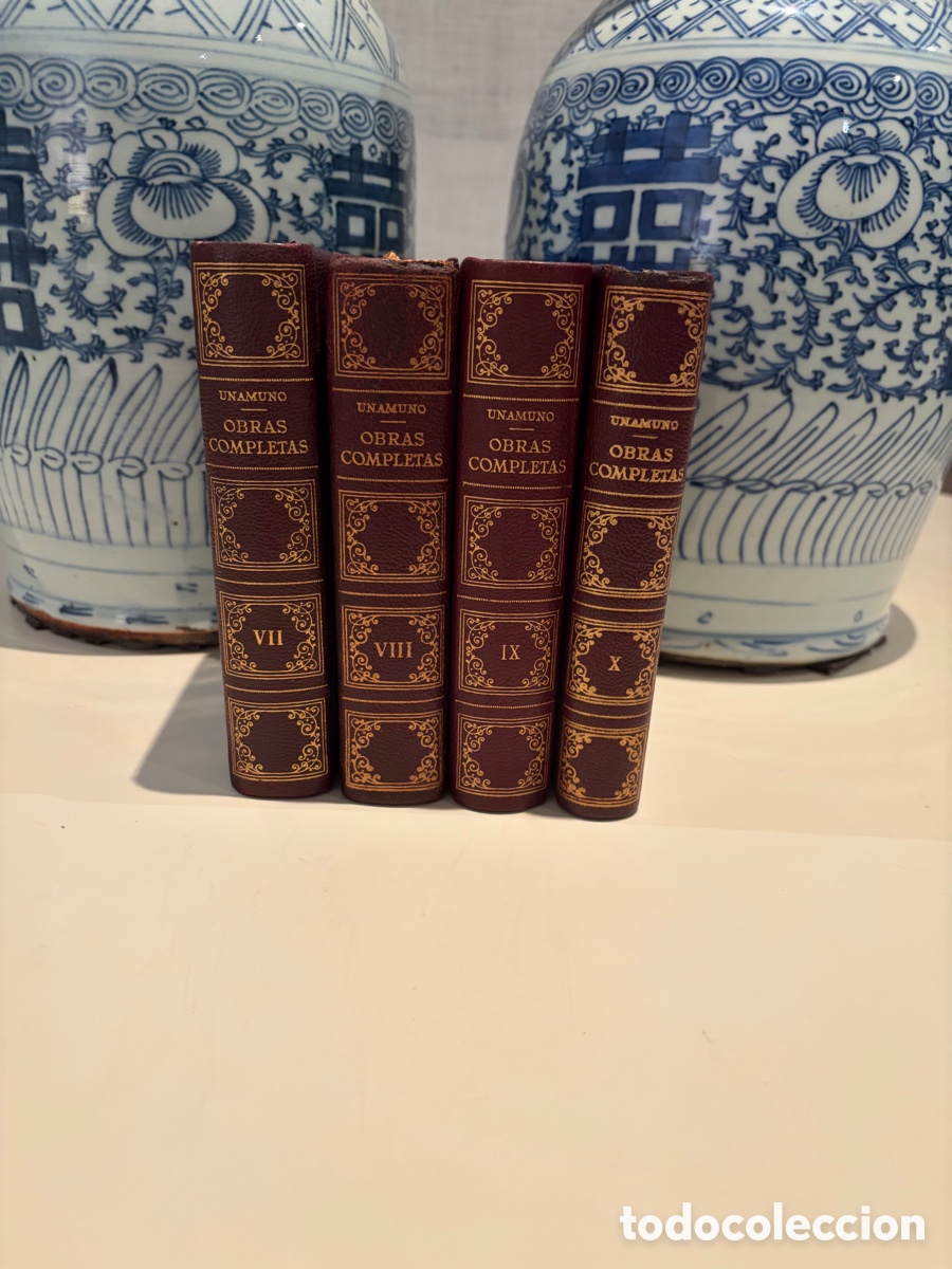 Libros de segunda mano: Unamuno obras completas, VII, VIII, IX, X, Afrodisio Aguado