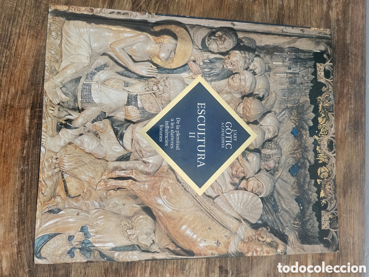 Libros de segunda mano: Excepcional ​Libro Arte G&oacute;tico en Catalu&ntilde;a: Escultura II - Enciclop&egrave;dia Catalana