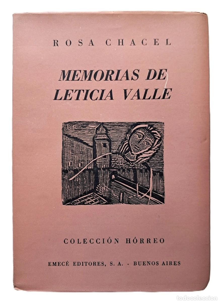 Libros de segunda mano: Chacel, Rosa - Memorias de Leticia Valle - Primera Edici&oacute;n - (1945)