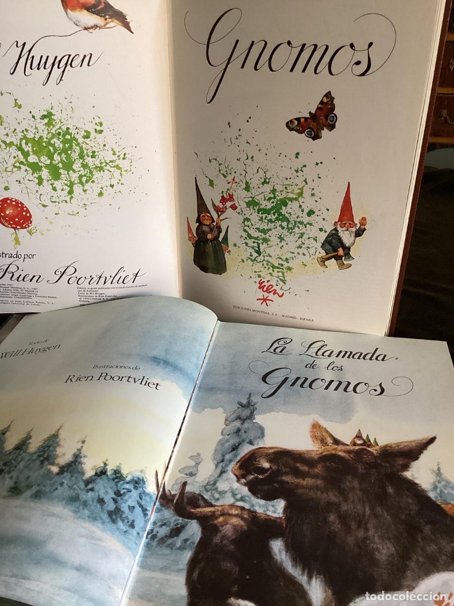 Libros de segunda mano: LOTE LOS GNOMOS, Y LA LLAMADA DE LOS GNOMOS. MONTENA. - Foto 2