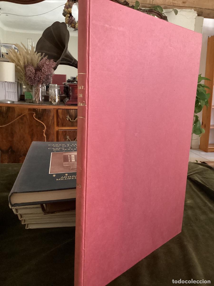 Libros de segunda mano: LIBRO COPIA DEL TRATADO TE&Oacute;RICO PR&Aacute;CTICO DE ALBA&Ntilde;ILER&Iacute;A. 1917. DOMENECH.