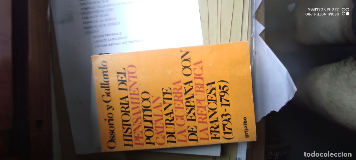 Libros de segunda mano: Historia del pensamiento pol&iacute;tico catal&aacute;n durante la guerra de Espa&ntilde;a, &Aacute;ngel Ossorio