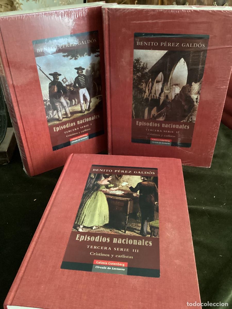 Libros de segunda mano: GALDOS. EPISODIOS NACIONALES. CRISTIANOS Y CARLISTAS. 3 TOMOS. COMPLETA. GALAXIA / C&Iacute;RCULO.