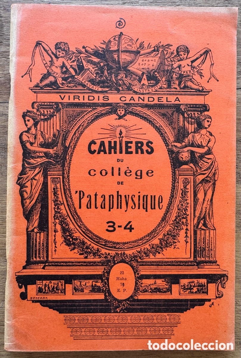 Libros de segunda mano: Viridis Candela. Cahiers du College de 'Pathapysique. Dossiers 4. ( 27 de octubre de 1950)