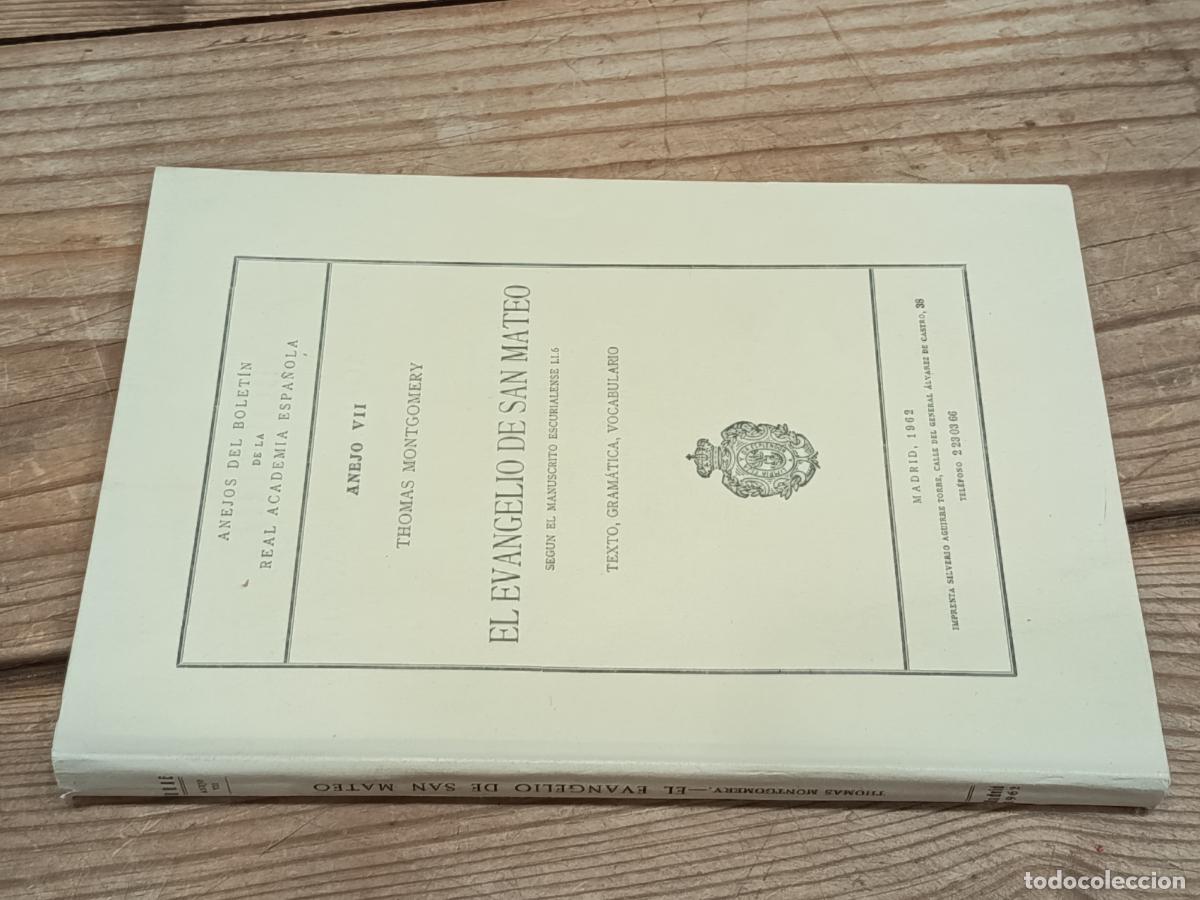 Libros de segunda mano: 1962 - THOMAS MONTGOMERY. El evangelio de San Mateo
